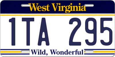 WV license plate 1TA295
