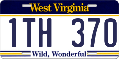 WV license plate 1TH370