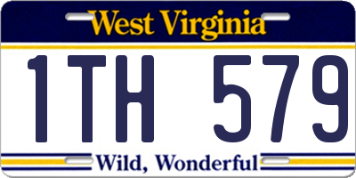 WV license plate 1TH579