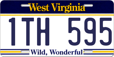 WV license plate 1TH595
