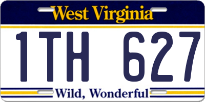 WV license plate 1TH627