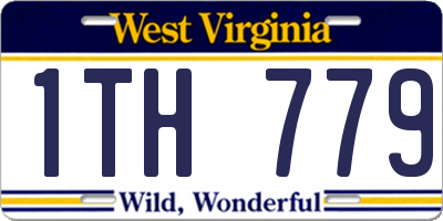 WV license plate 1TH779