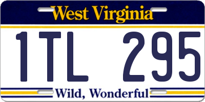 WV license plate 1TL295