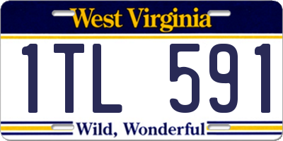 WV license plate 1TL591