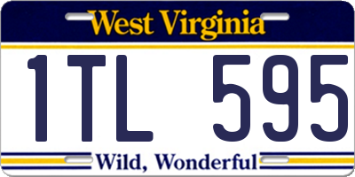 WV license plate 1TL595