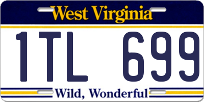 WV license plate 1TL699