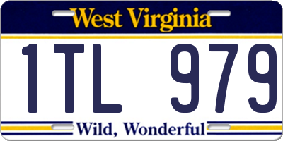 WV license plate 1TL979