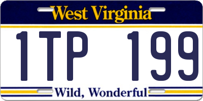 WV license plate 1TP199