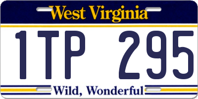 WV license plate 1TP295