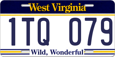 WV license plate 1TQ079