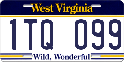 WV license plate 1TQ099