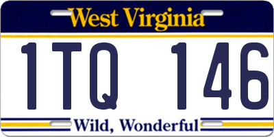 WV license plate 1TQ146
