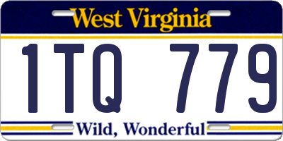 WV license plate 1TQ779