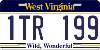 WV license plate 1TR199
