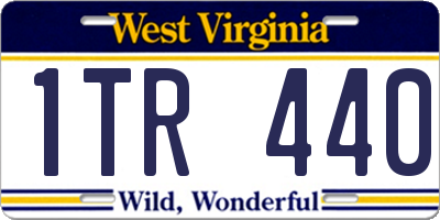 WV license plate 1TR440