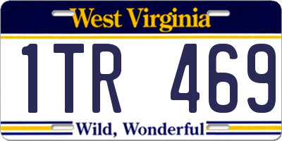 WV license plate 1TR469