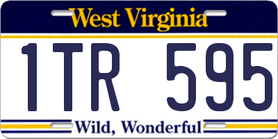 WV license plate 1TR595