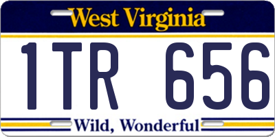 WV license plate 1TR656
