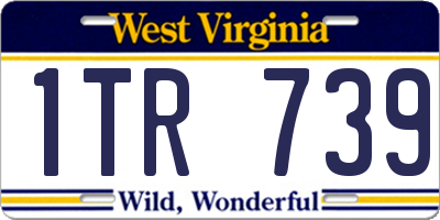 WV license plate 1TR739