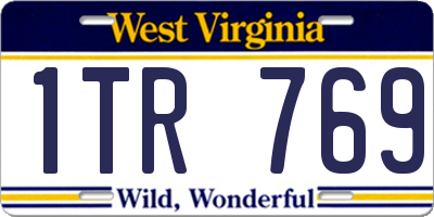 WV license plate 1TR769
