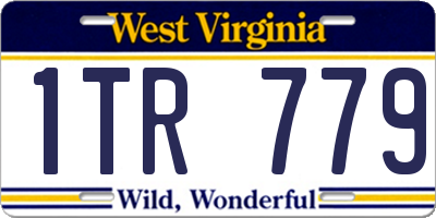 WV license plate 1TR779