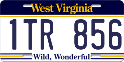 WV license plate 1TR856