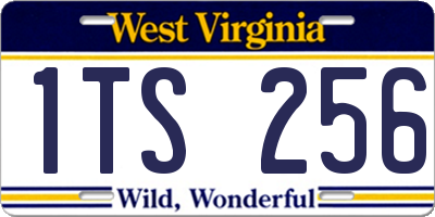 WV license plate 1TS256