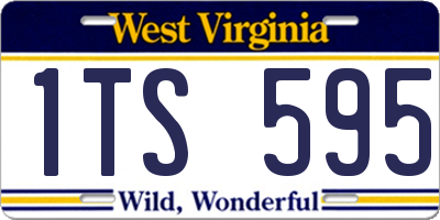WV license plate 1TS595