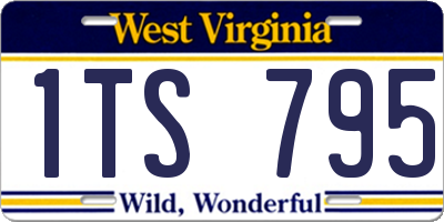 WV license plate 1TS795