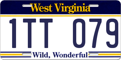WV license plate 1TT079