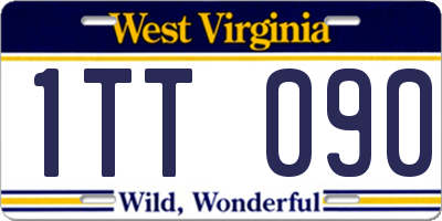 WV license plate 1TT090