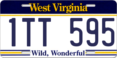 WV license plate 1TT595