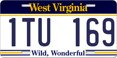 WV license plate 1TU169