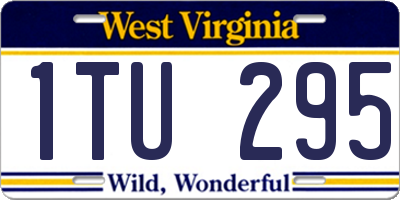 WV license plate 1TU295