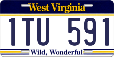 WV license plate 1TU591