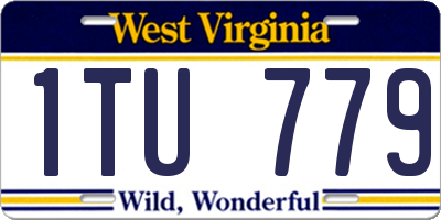 WV license plate 1TU779