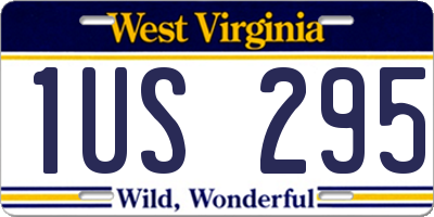 WV license plate 1US295