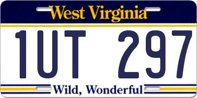 WV license plate 1UT297