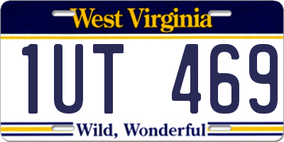 WV license plate 1UT469