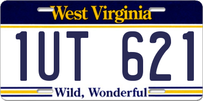 WV license plate 1UT621