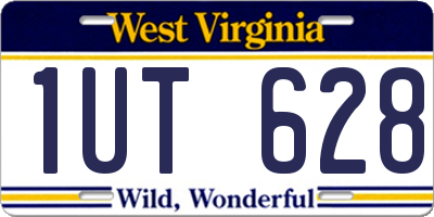 WV license plate 1UT628