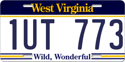 WV license plate 1UT773