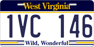 WV license plate 1VC146