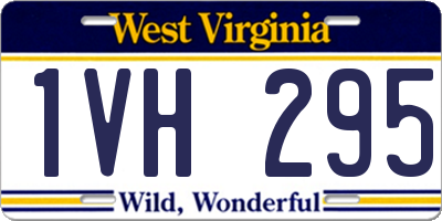 WV license plate 1VH295