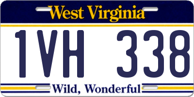 WV license plate 1VH338