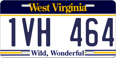 WV license plate 1VH464