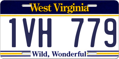 WV license plate 1VH779