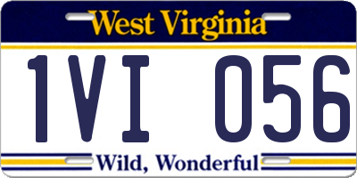 WV license plate 1VI056