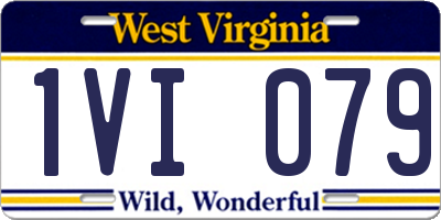 WV license plate 1VI079