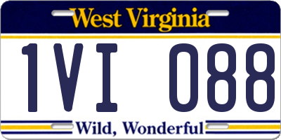 WV license plate 1VI088